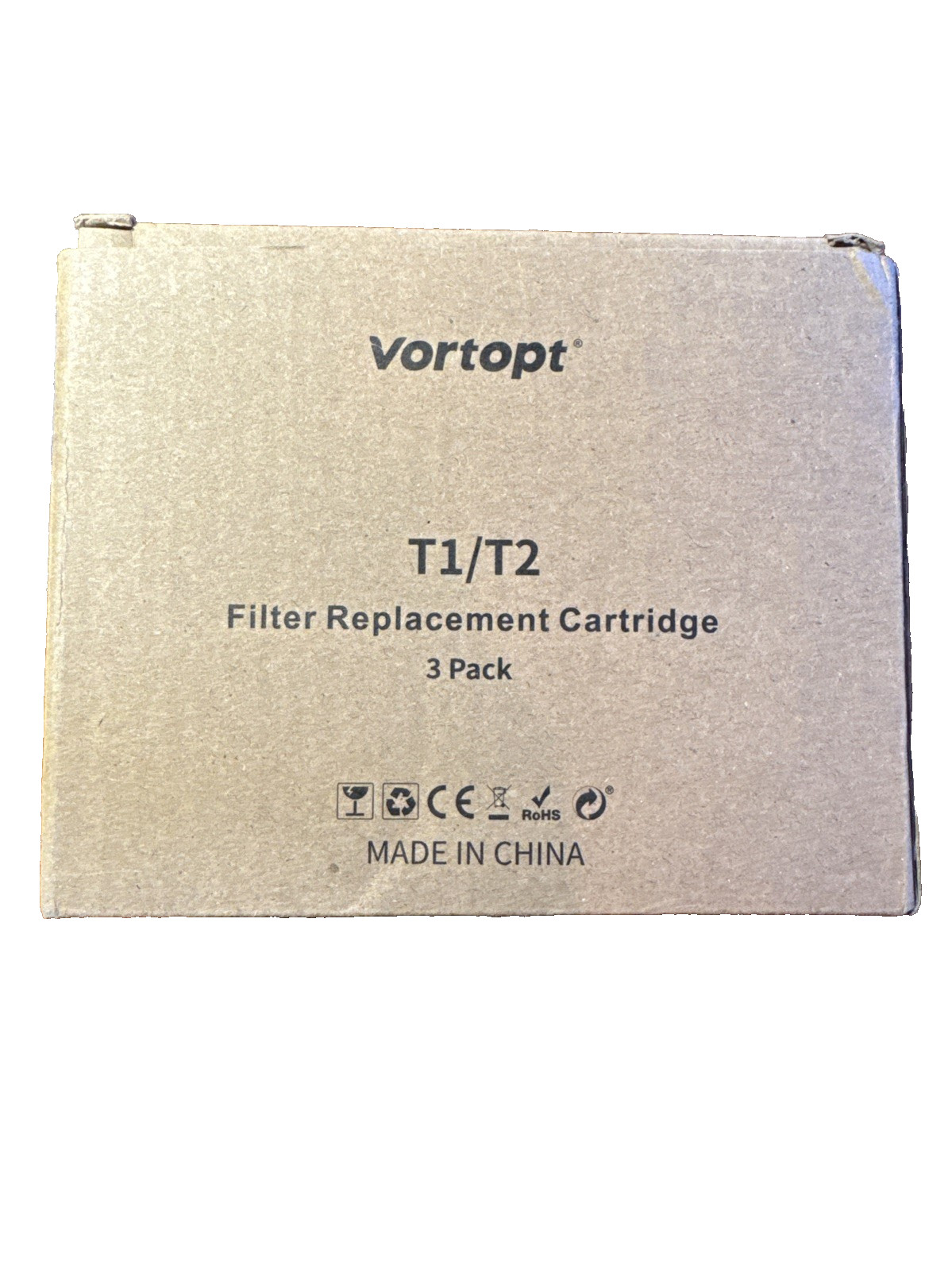 VORTOPT NSF Certified Replacement Filters for T1-ACF/T2-ACF Pack of 3 New