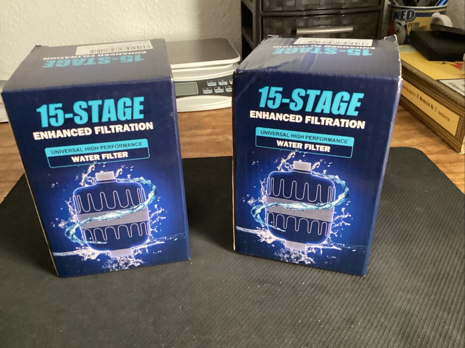 A Pair Of 15 Stage Enhanced Filtration Universal high Performance Water Filter