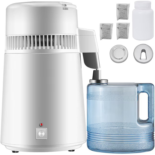 VEVOR Water Distiller 750W Pure Water Purifier Electric Kettle White