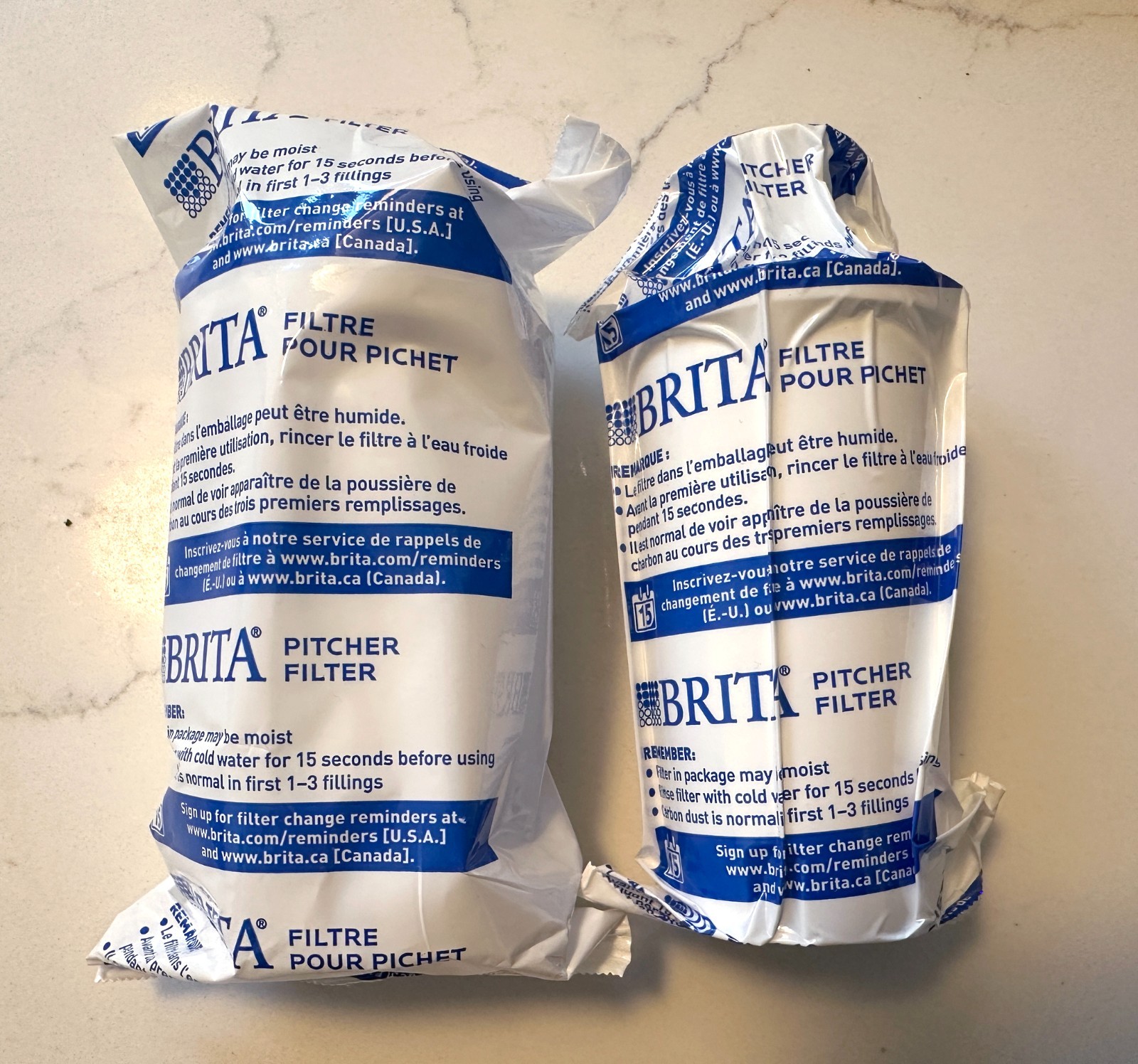 Brita Standard Replacement Water Filter 2 Pack – New Open Box
