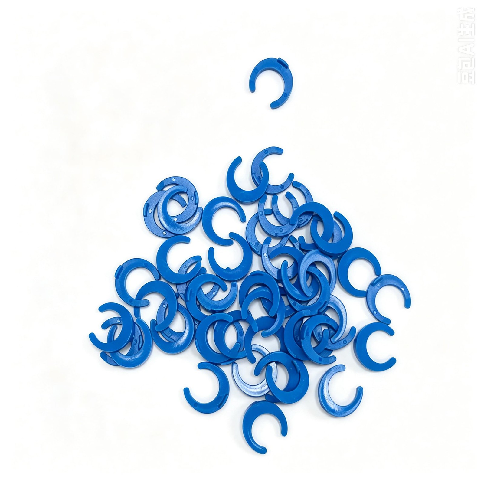 50 PCS 3/8 Inch RO Reverse Osmosis Water Filter Locking Clips, Blue Quick Con…