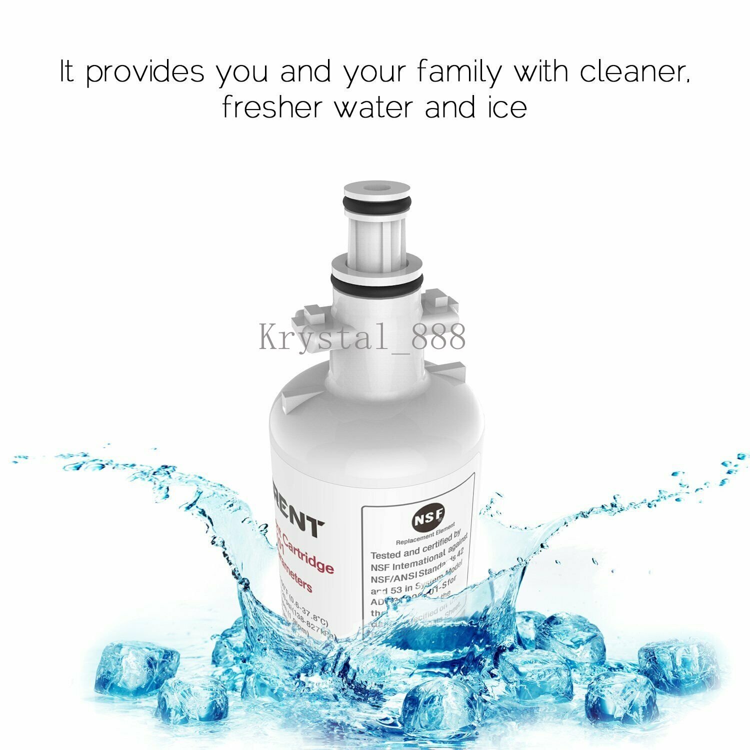 3 PACK!!! LT700P Water Filter Fit LG LT700P ADQ36006101 Kenmore 9690 46-9690