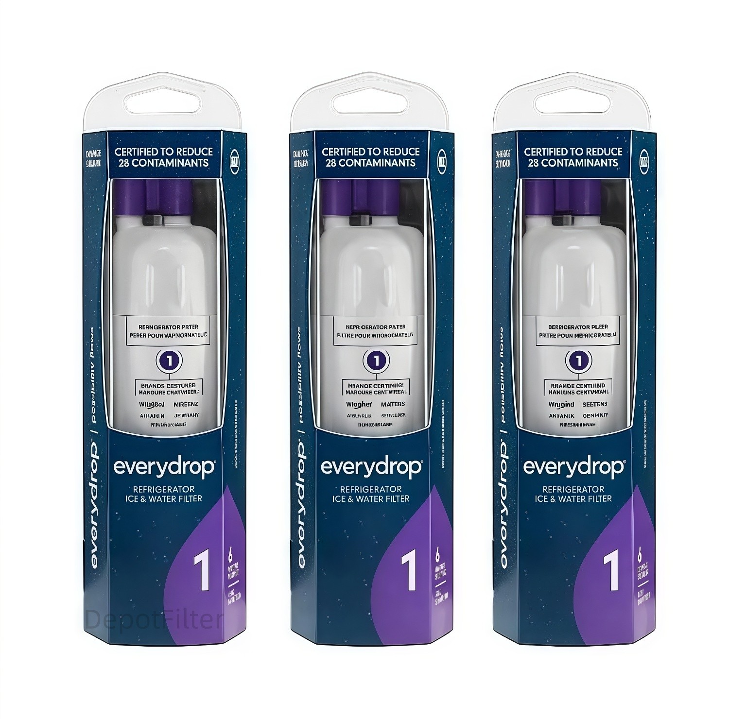 1/2/3/4pk NEW W10295²370A EDR1²RXD1 Filter 1 9081 Refrigerator Ice Replacemen