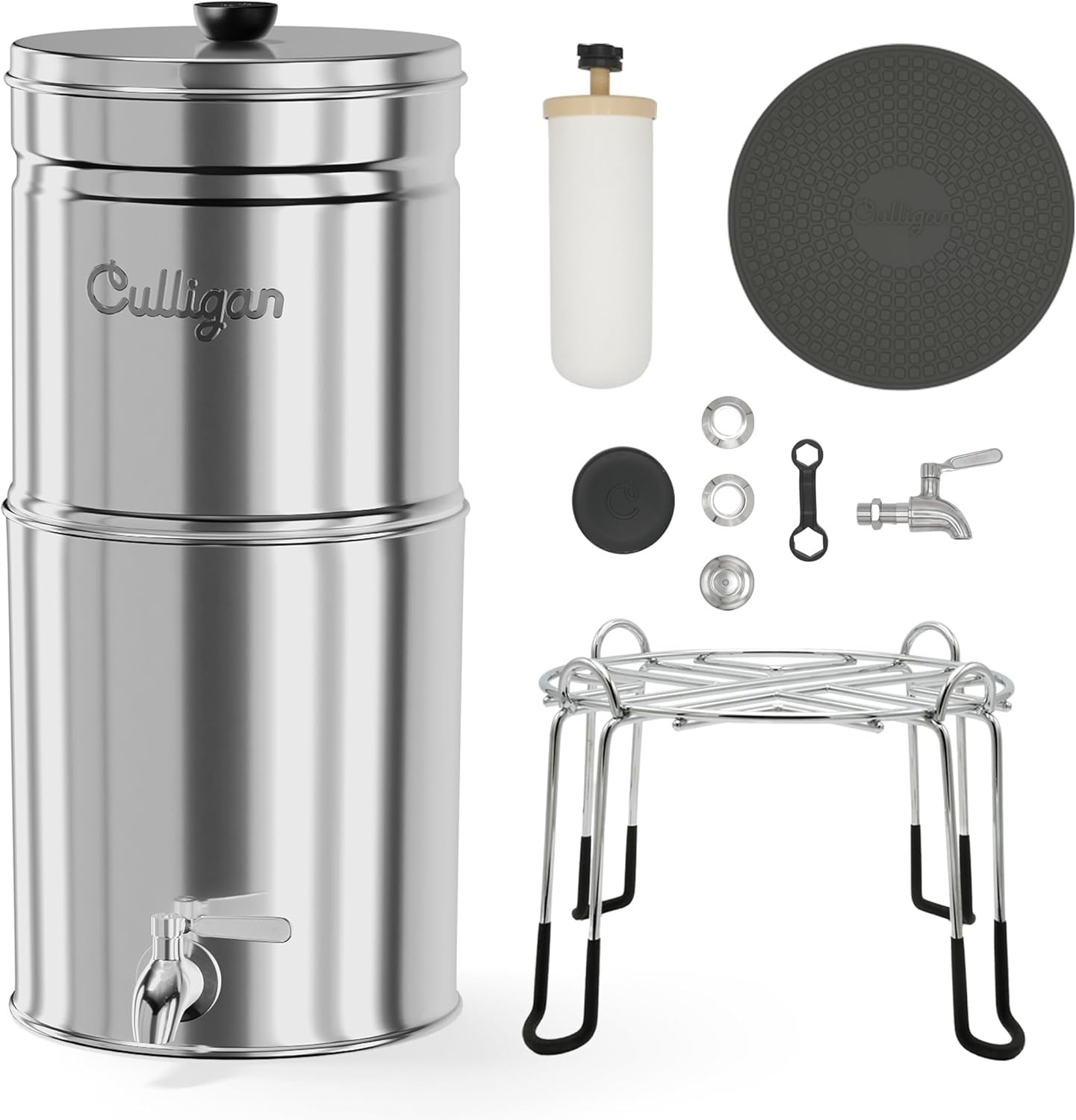 Culligan MaxClear Technology 2.25 Gallon Gravity Water Filter System + 2 Filters