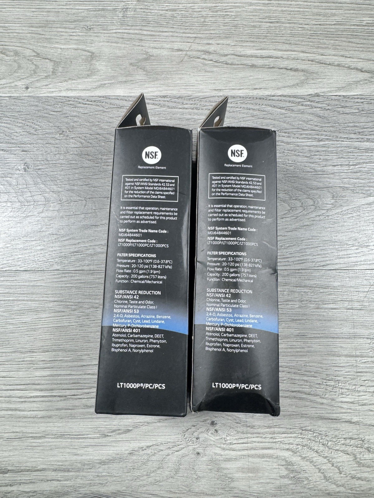 Genuine LG Water Filter Replacement Cartridge LT1000P New/Sealed Lot Of 2
