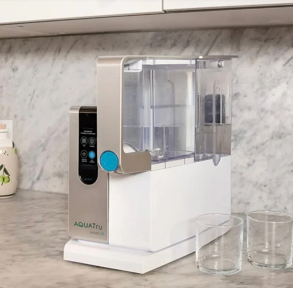 Aqua Tru Classic Smart Connect Water Filter, ALKALINE Mineral Boost VOC V.CLEAN