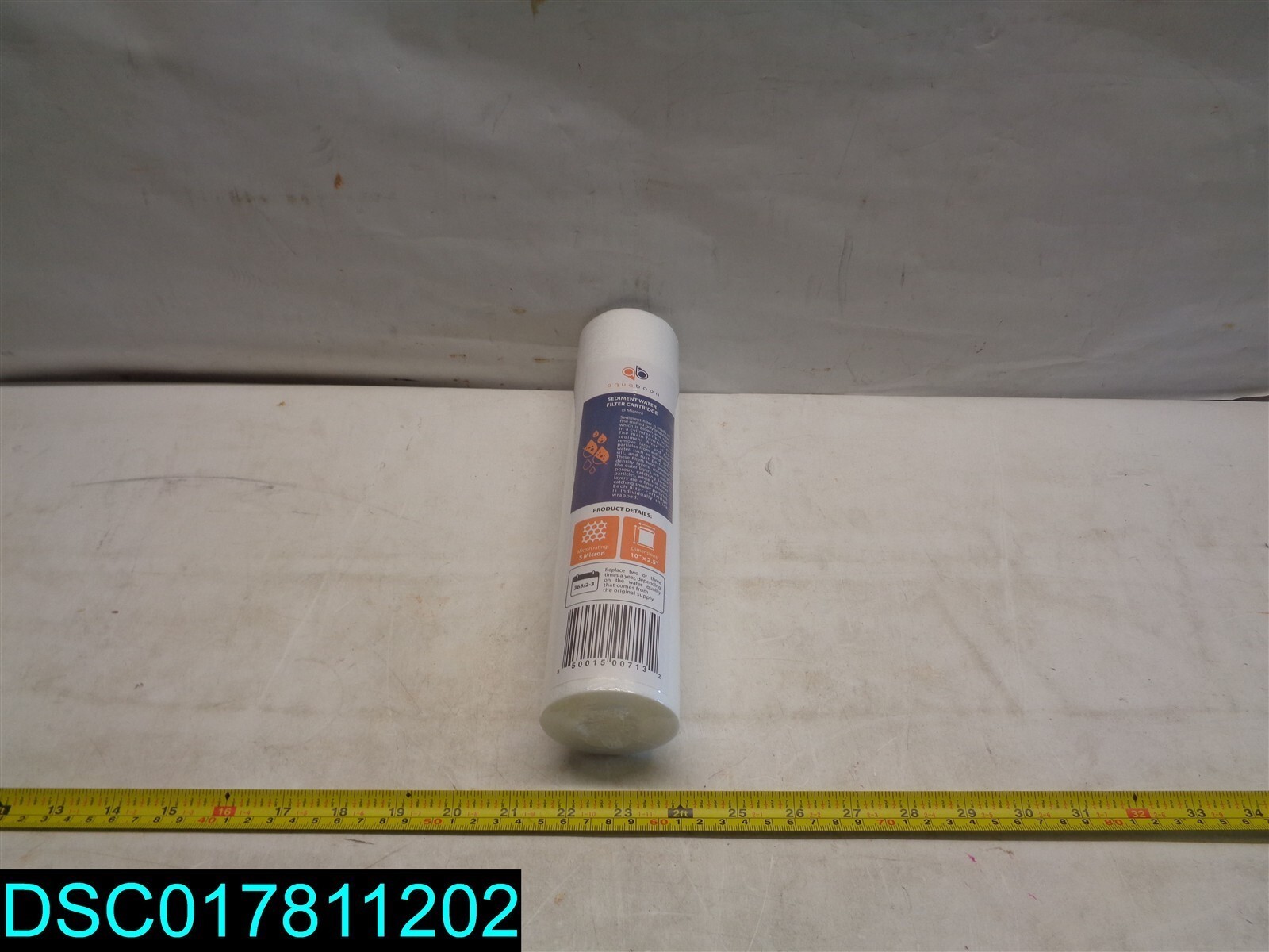 Qty=25: AquaBoon 5 Mic Sediment Water Filter Cartridges Standard 10×2.5″