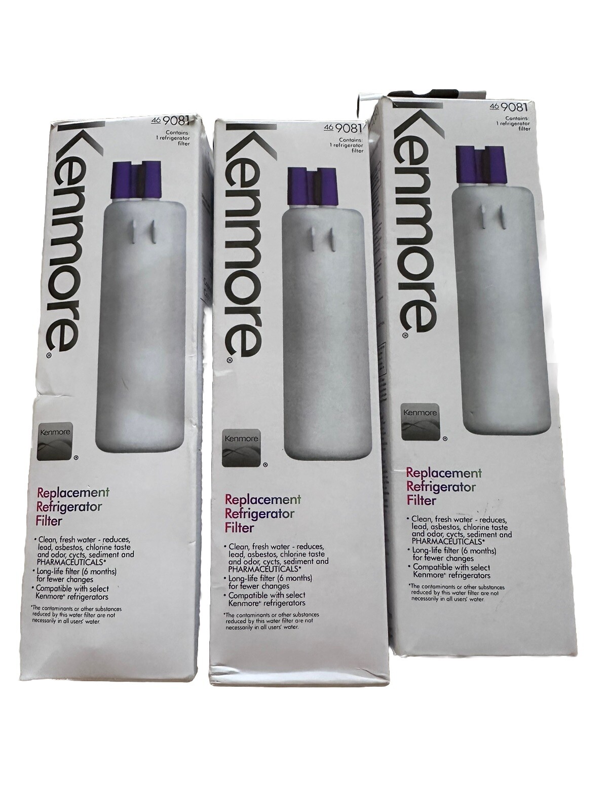 Kenmore 469081 Replacement Refrigerator Water Filter ( 3 Packs )