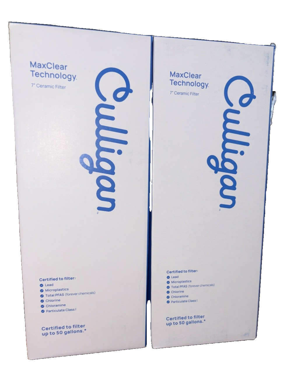 Culligan MaxClear 7in Gravity Water Filter Replacement 2 Pack Brand New