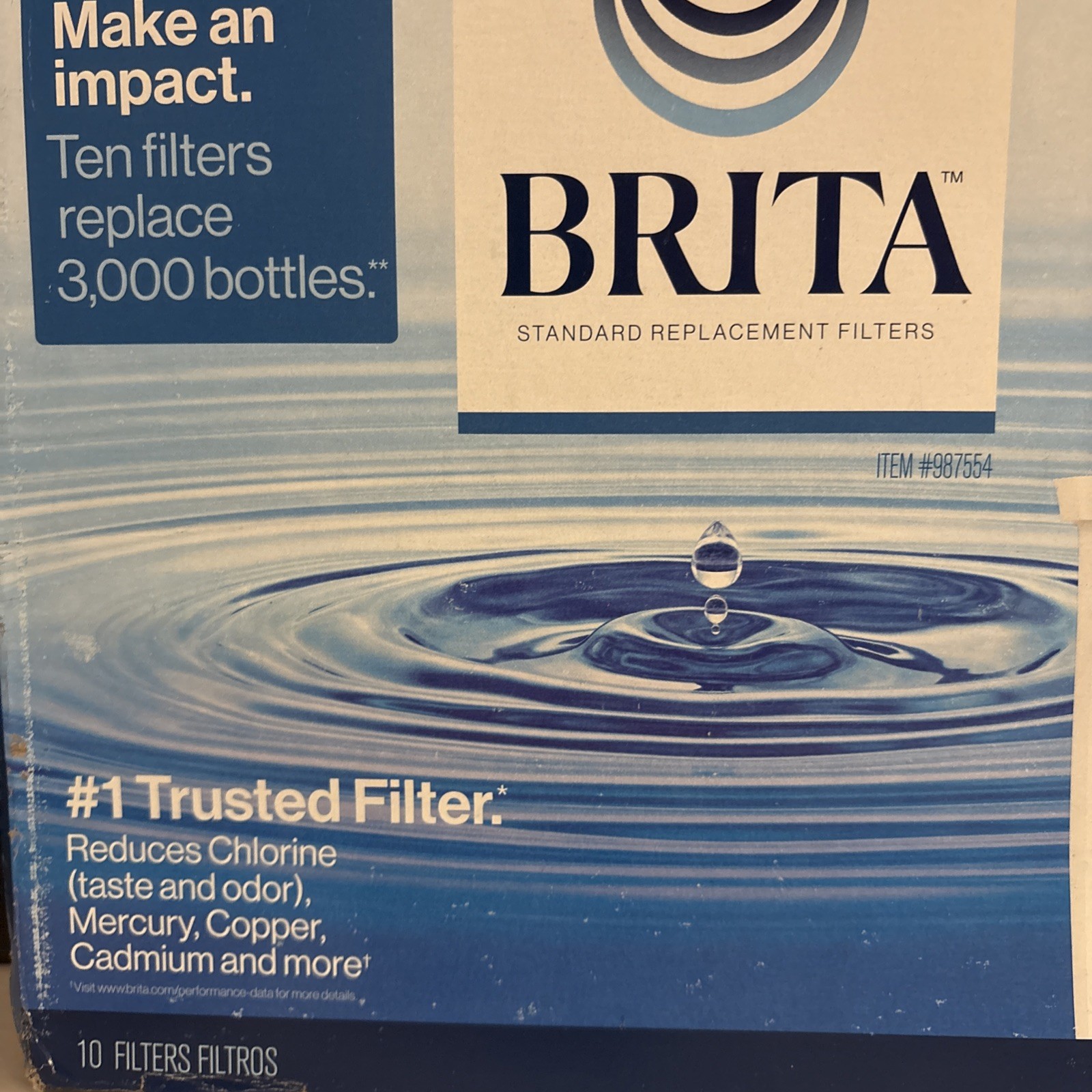 New Brita Replacement Water Filters, 10-pack – #987554 *READ