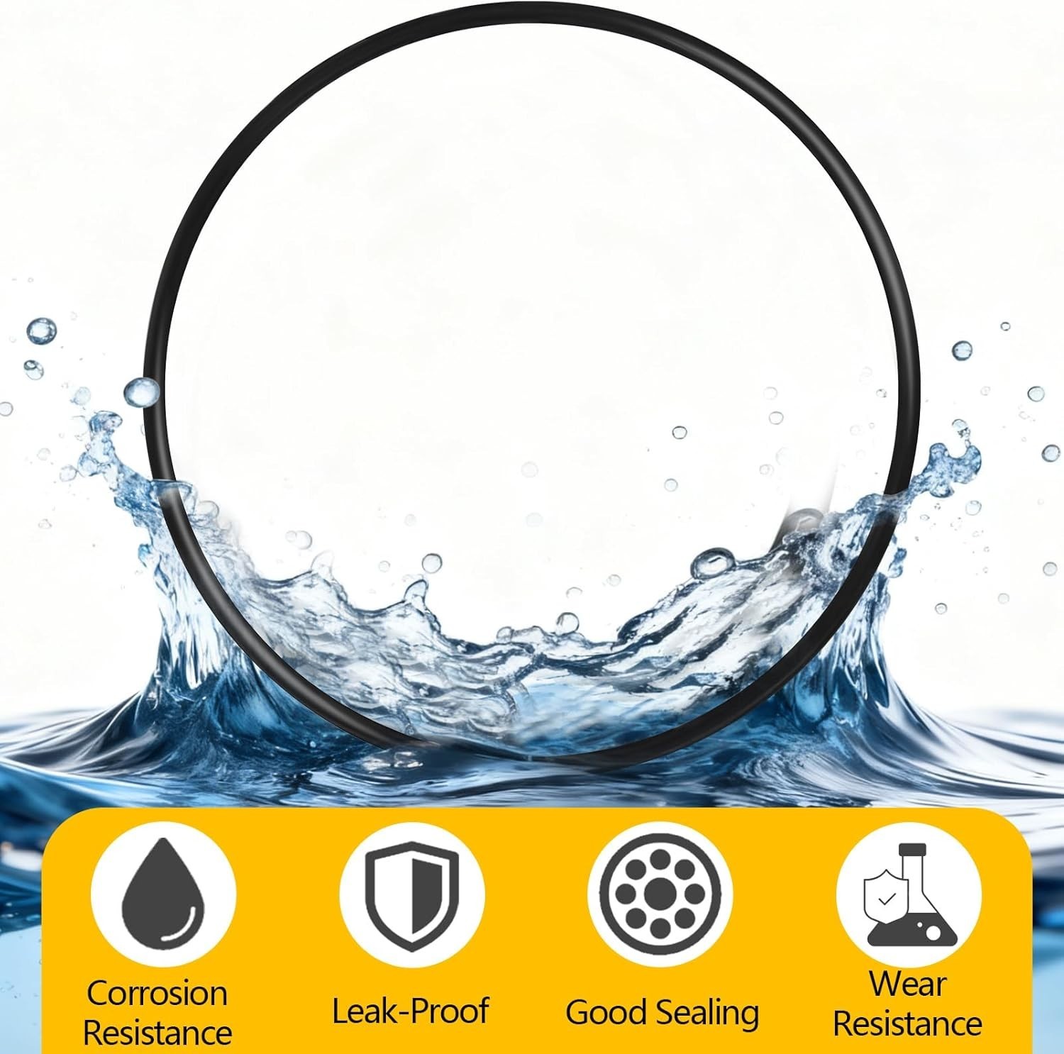 Reliable 5-Pack Water Filter Housing O-Rings – Compatible with Multiple Brands