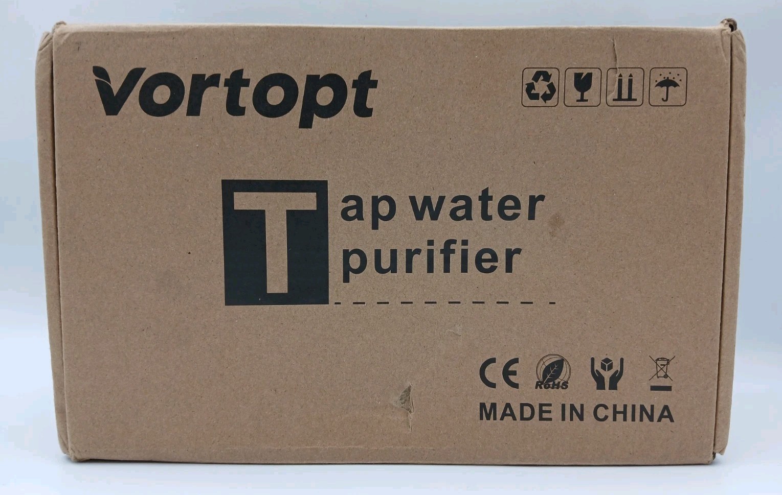 Vortopt White Faucet Tap Water Purifier Filter for Kitchen Sink – 400 Gallons