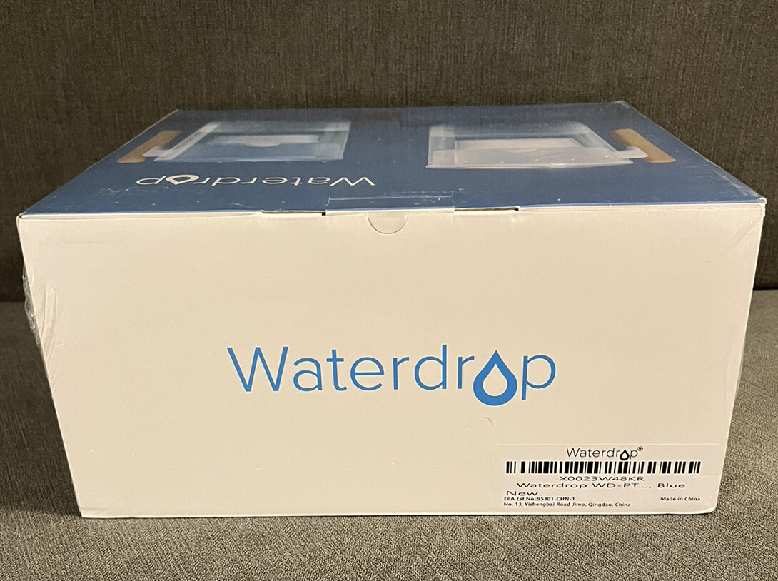 Waterdrop Chubby 10-Cup Water Filter Pitcher, NSF Certified 200 Gal – Blue
