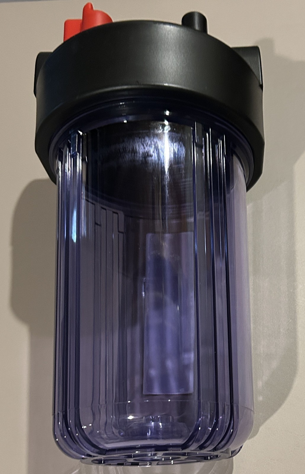 PUREPLUS 10″x4.5″ Whole House Water Filter Housing w/ Pressure Gauge and Filter