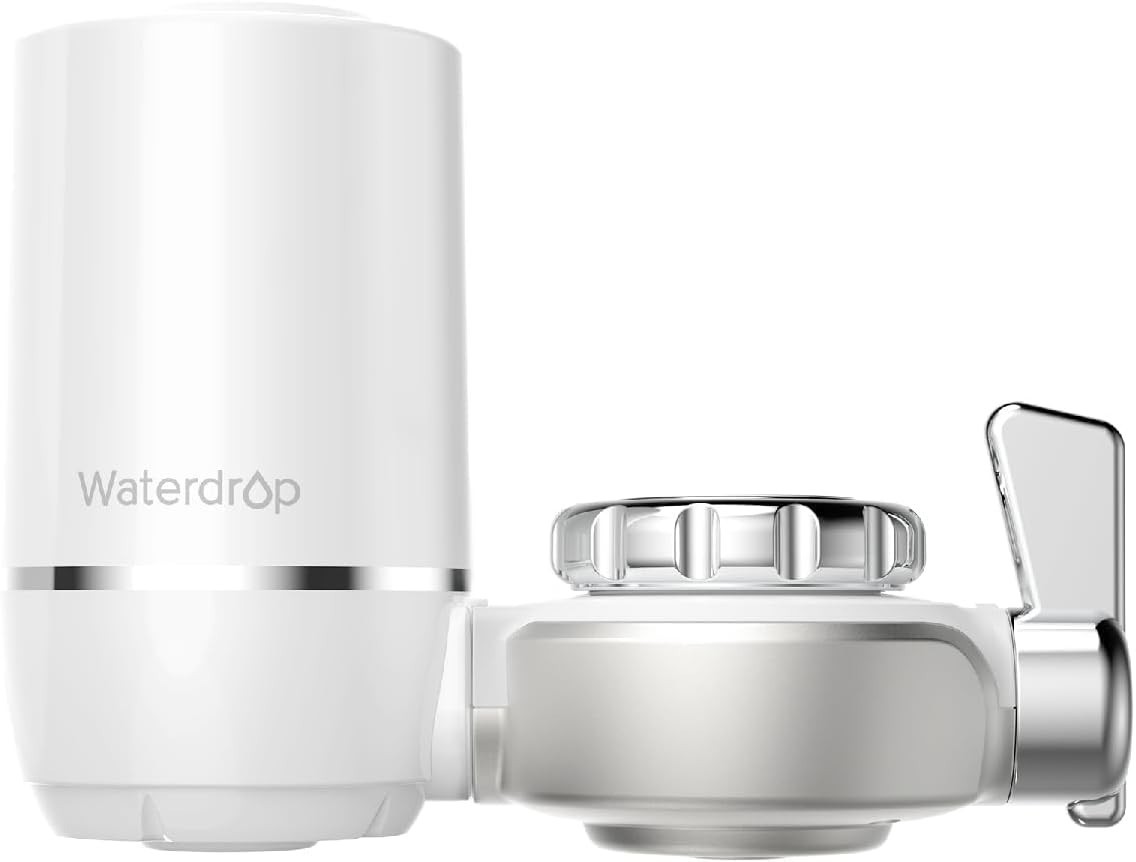 Waterdrop Faucet Water Filter, Fits Standard Faucets, NSF Certified