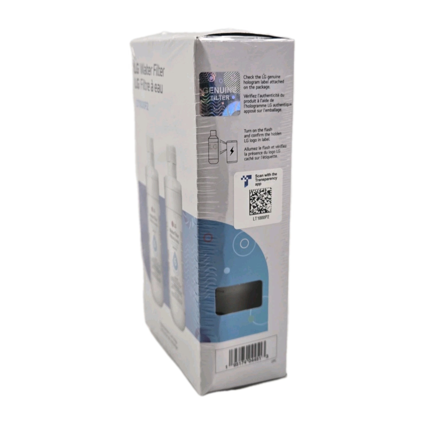 LG LT1000P2 6-Month / 200 Gallon Refrigerator Replacement Water Filter 2 Pack