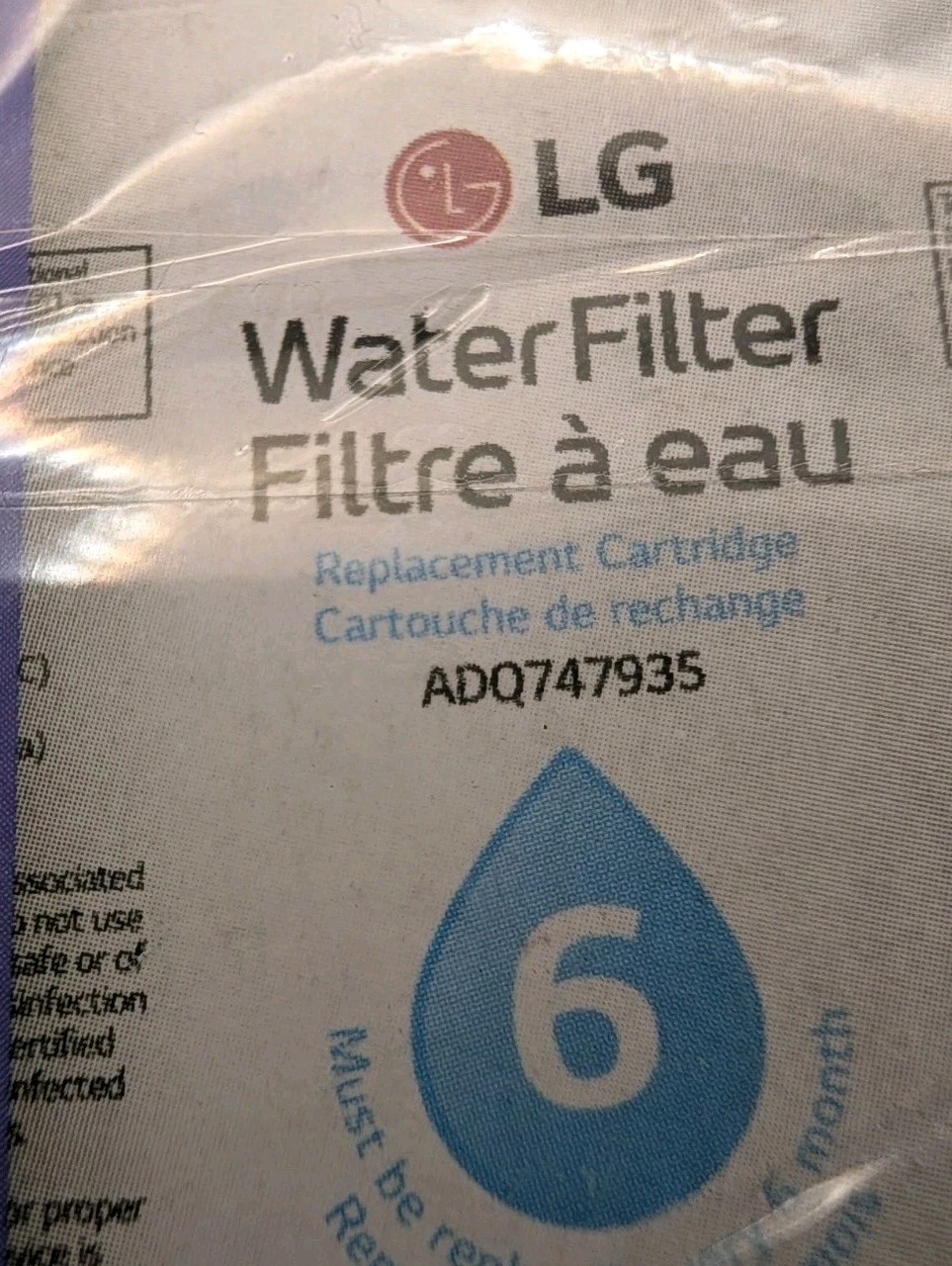 Replacement Water Filters For LG LT1000P/PC/PCS New Lot Of 2 Boxes