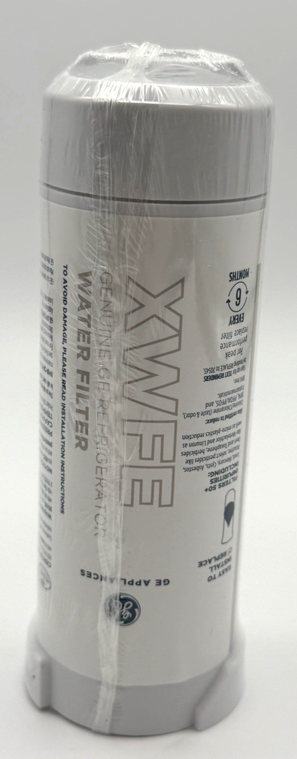 Genuine GE appliances Refrigerator Water Filter XWFE removes 50+ Impurities