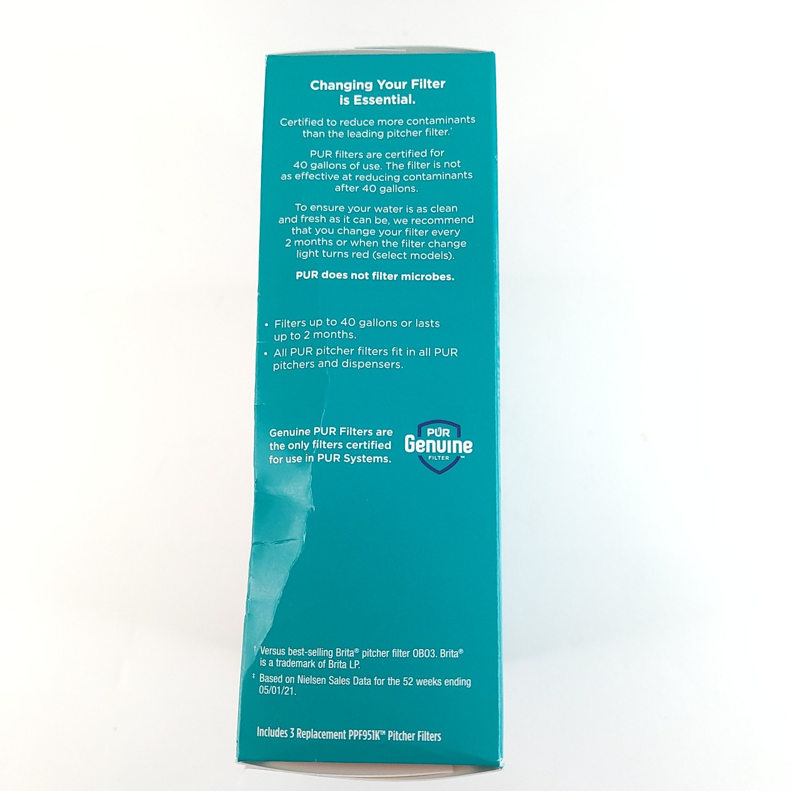 PUR Plus Water Filter Replacement for Pitchers & Dispensers 3 Count