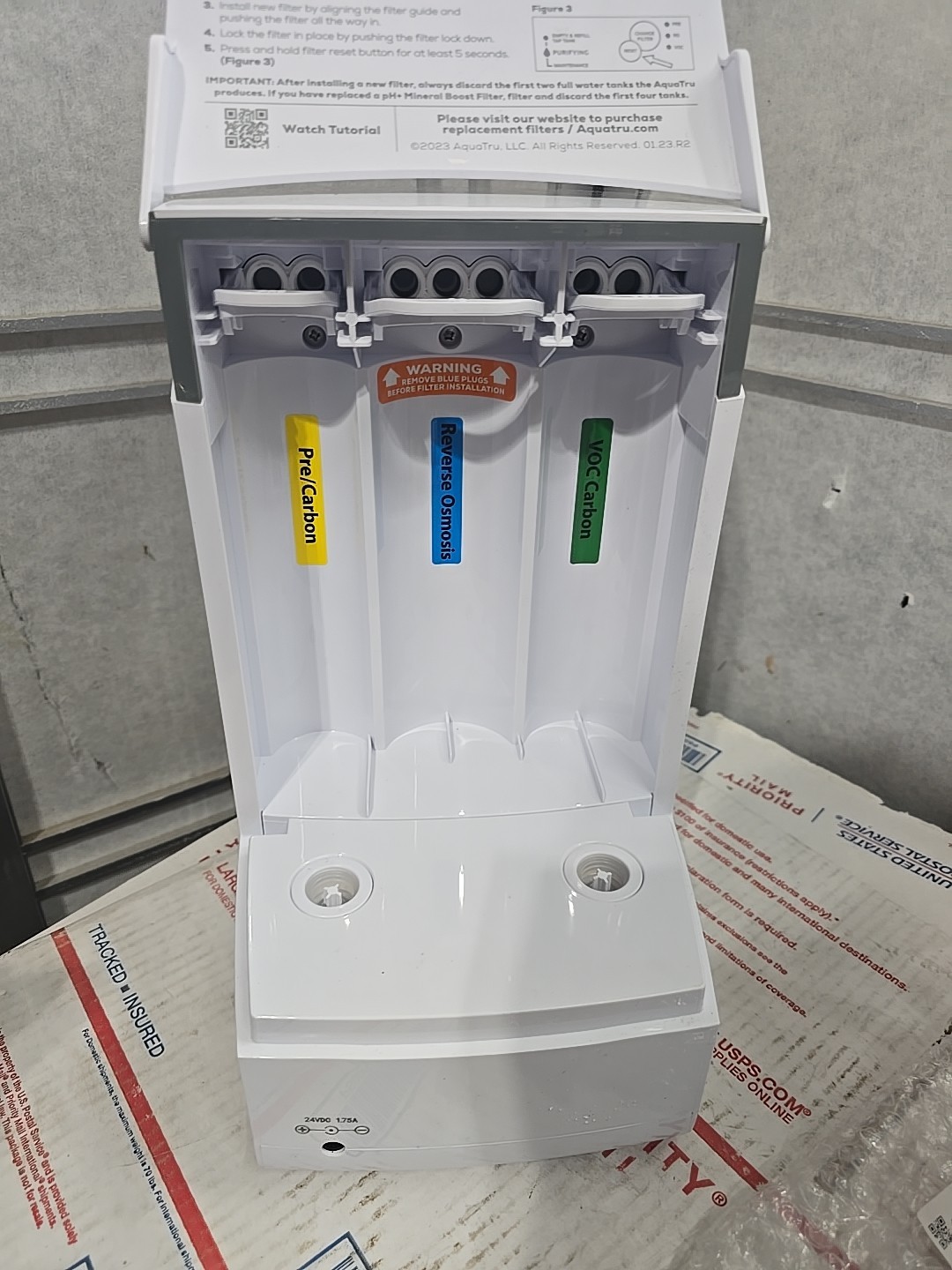 Genuine AquaTru Carafe Countertop Water Purifier – Model AT100 *NO FILTERS* MINT
