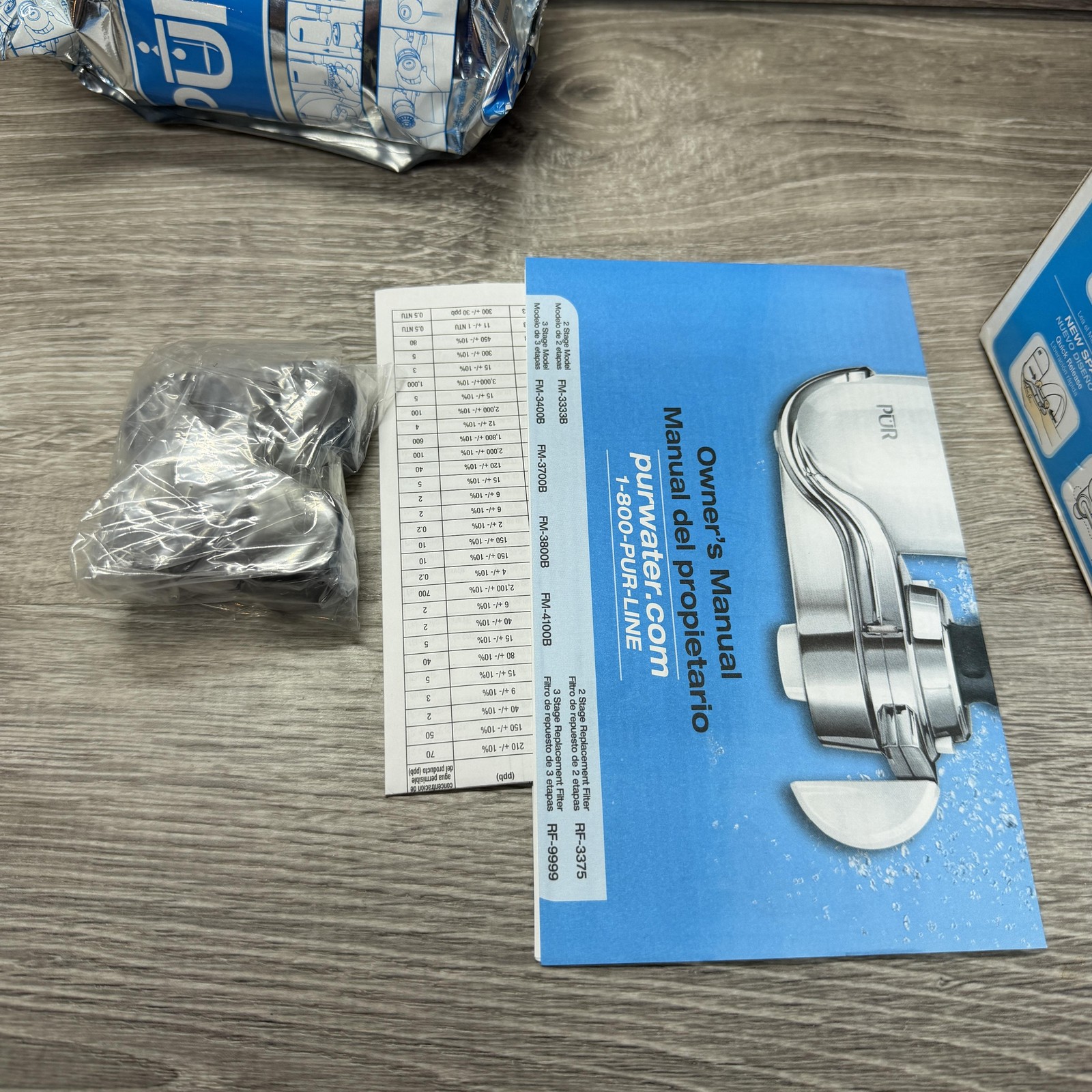 PUR FM-3333B Faucet Mount Water Filter 2 Stage System White 1 Filter Unit