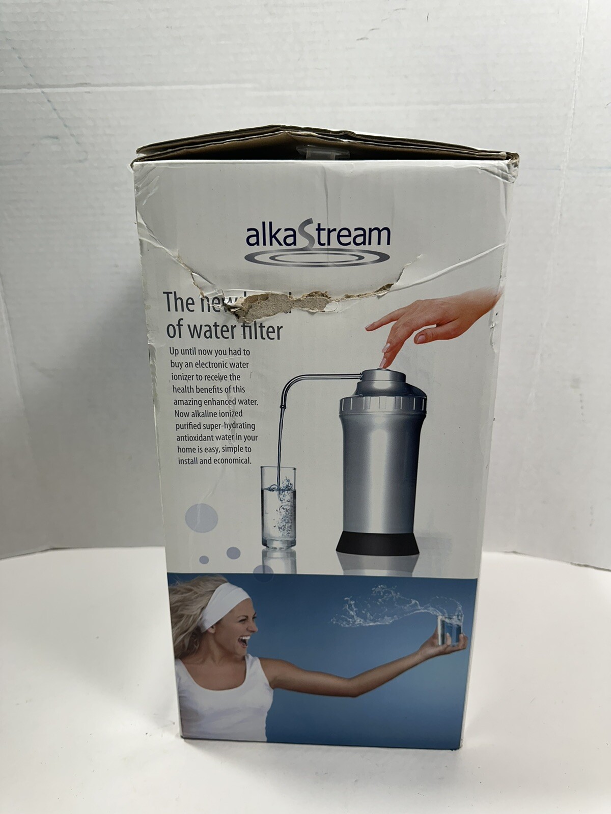 Alkastream Hard Water Filter Water Alkalizer Ionizer Black Silver See Pictures