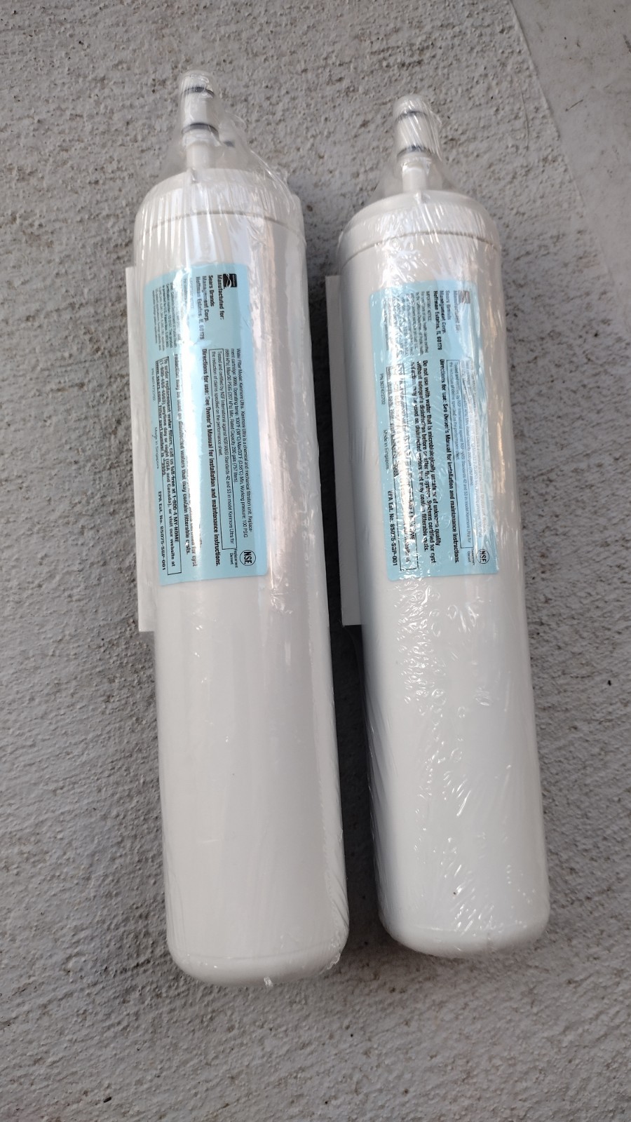 Lot of 2 Kenmore Clear 46-9999 Replacement Water Filter ( New Out Of Box )