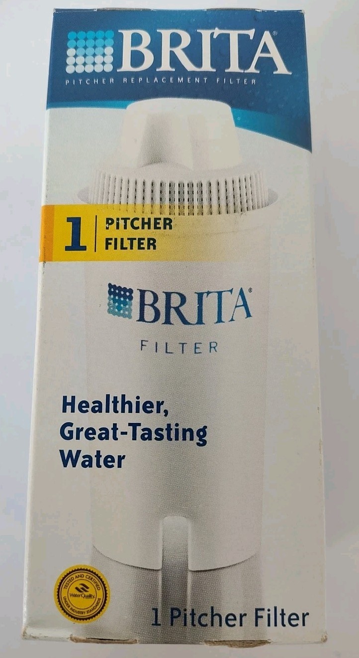 SEALED 2 Pack- Brita Water Replacement Filter 4 Pitchers 40gal Ea Reduce Metals