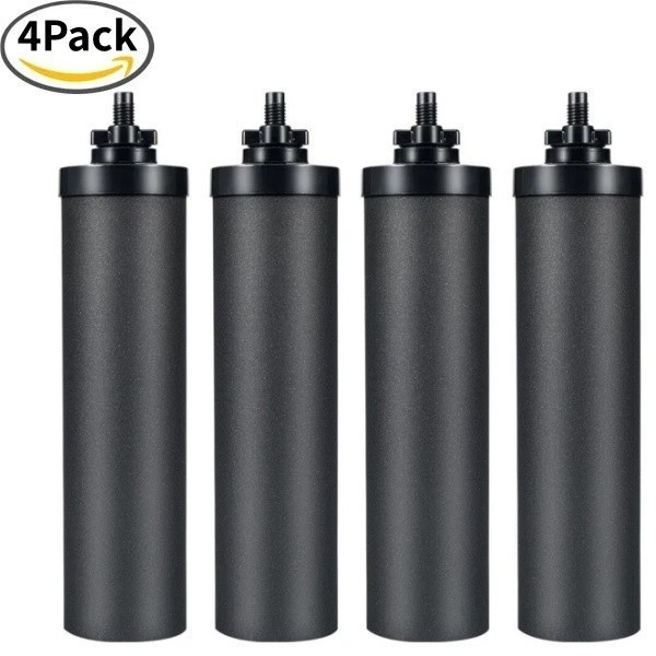 4X Water Filter Replacement for Berkey® BB9-2 Water Filter,Black Berkey Filter