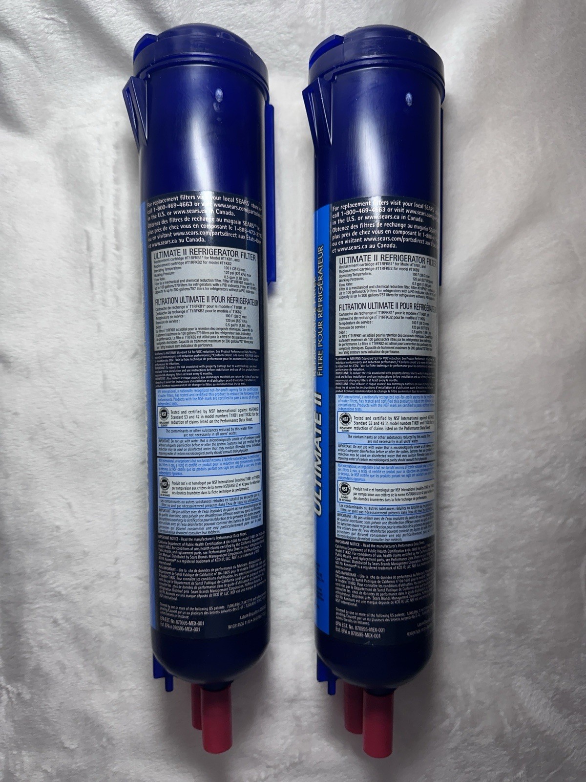 2 Kenmore Ultimate II Refrigerator Filters 4690302 – 2 Stage Filtration Open Box