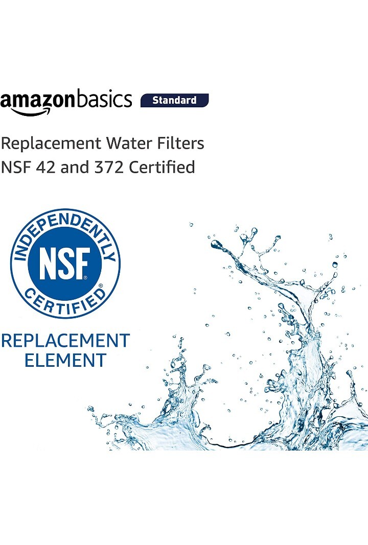 Amazon Basics Replacement Water Filter AMZN-MSWF Standard Filtration 1 pack New