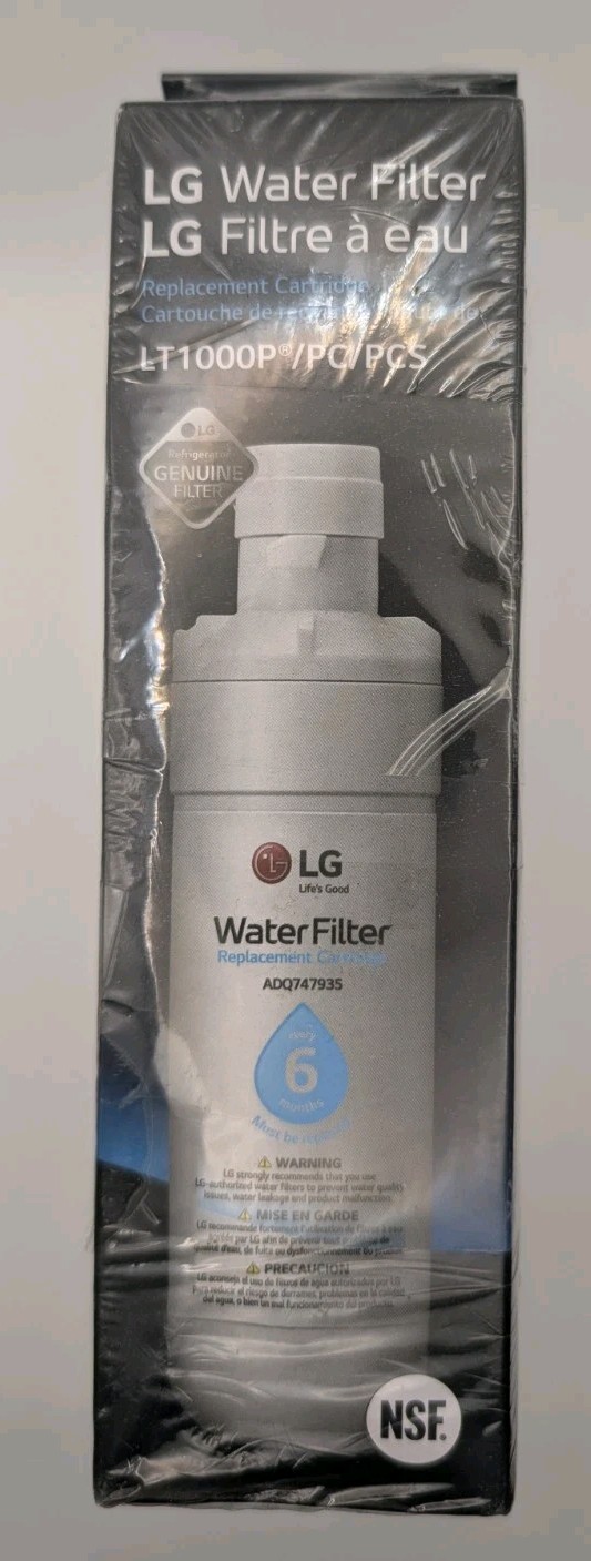Replacement Water Filters For LG LT1000P/PC/PCS New Lot Of 2 Boxes
