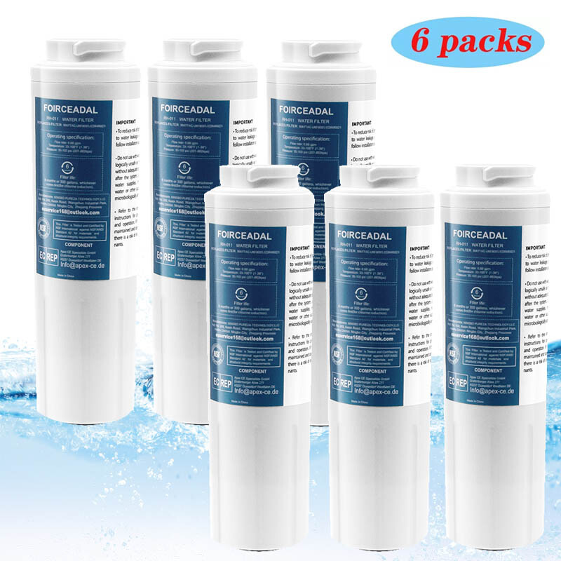 6 PACK UKF8001 Refrigerator Water Filter replacement for Maytag UKF8001AXX-750