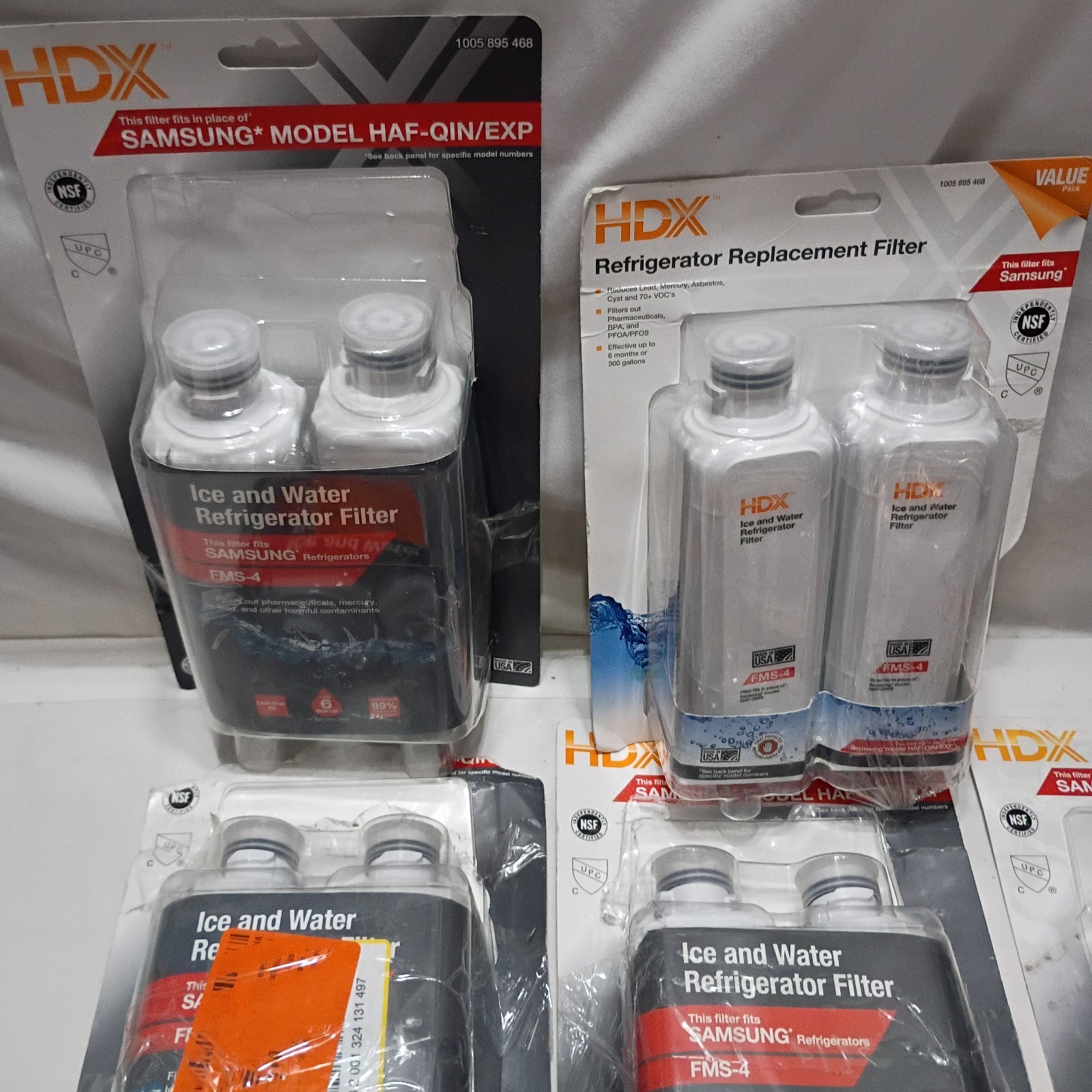 HDX FMS-4 Premium Refrigerator Water Filter Replacement Fits Samsung HAF-QIN/EXP