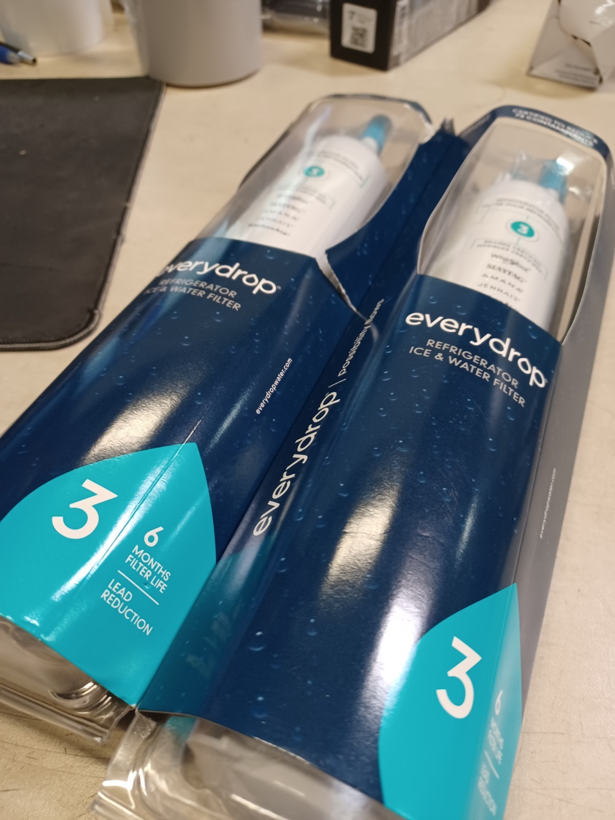 Lot Of 2 EVERYDROP 6 Month ICE & WATER Refrigerator Filter #3