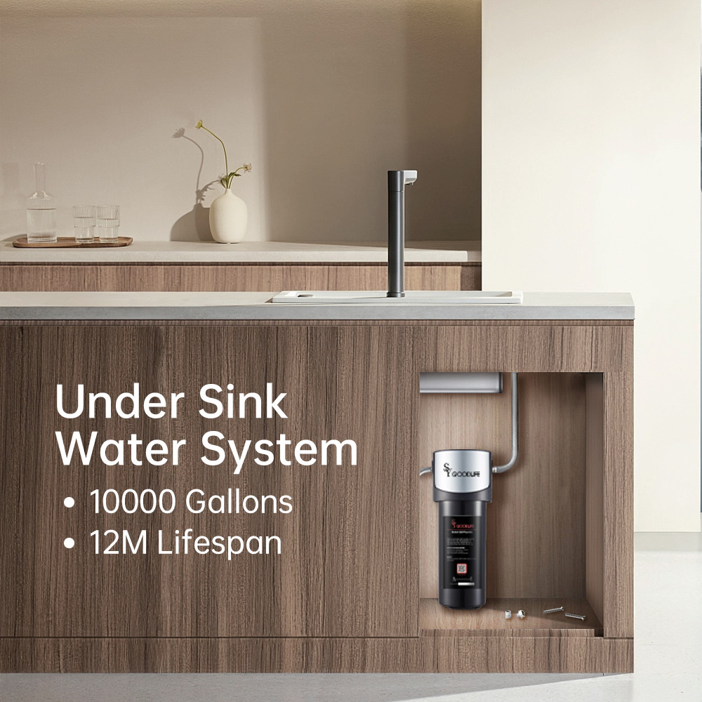 SY GOODLIFE Q5-F Direct Connect Remove Flouride Under Sink Water Filter System