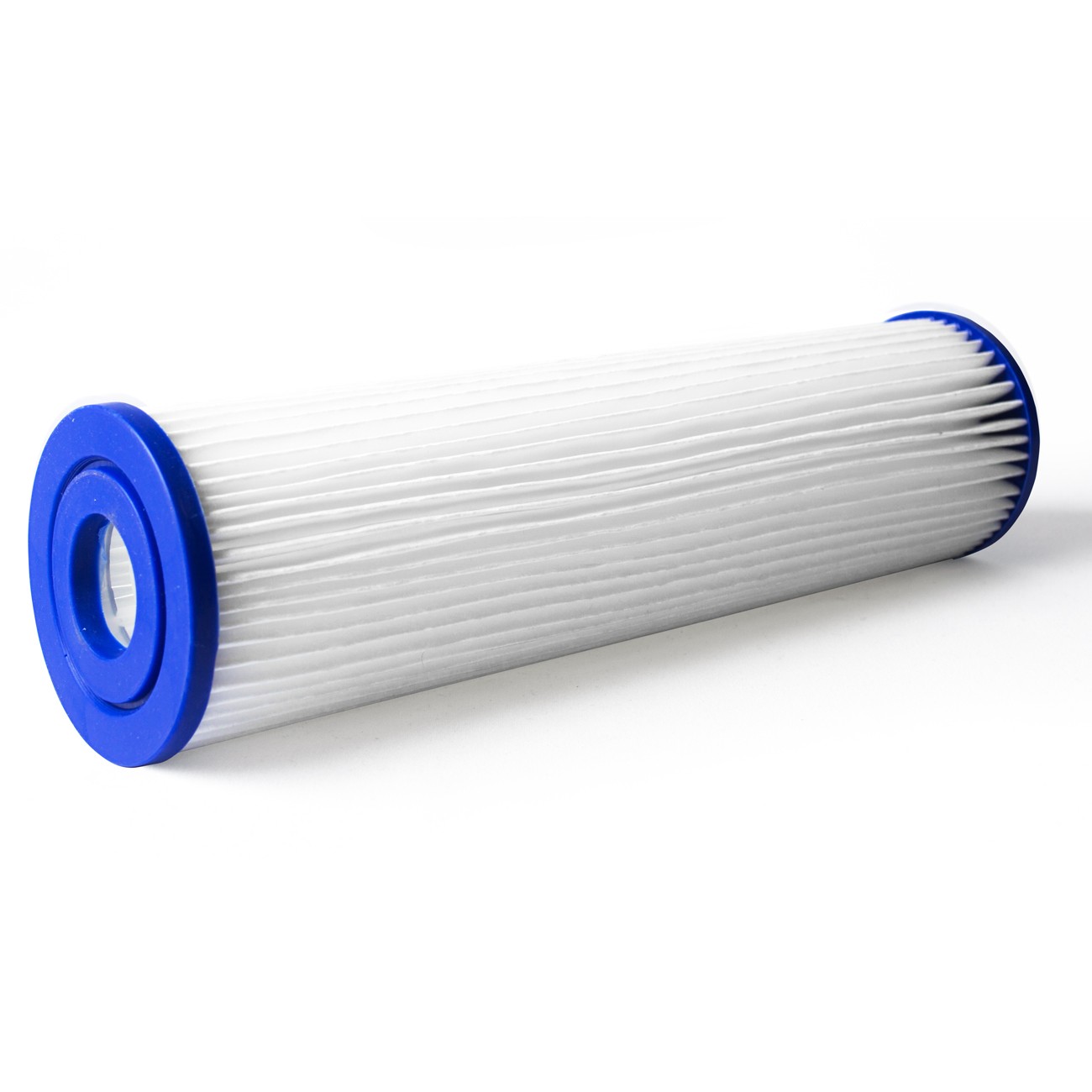 Pleated Poly Sediment Water Filter Cartridge Standard 2.5×10″ 20 Micron 50 Pack