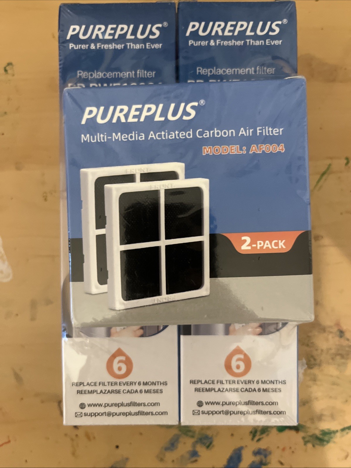 Pureplus Water Filter Pp-rwf1200a And Carbon Air Filter 2-pack Combo