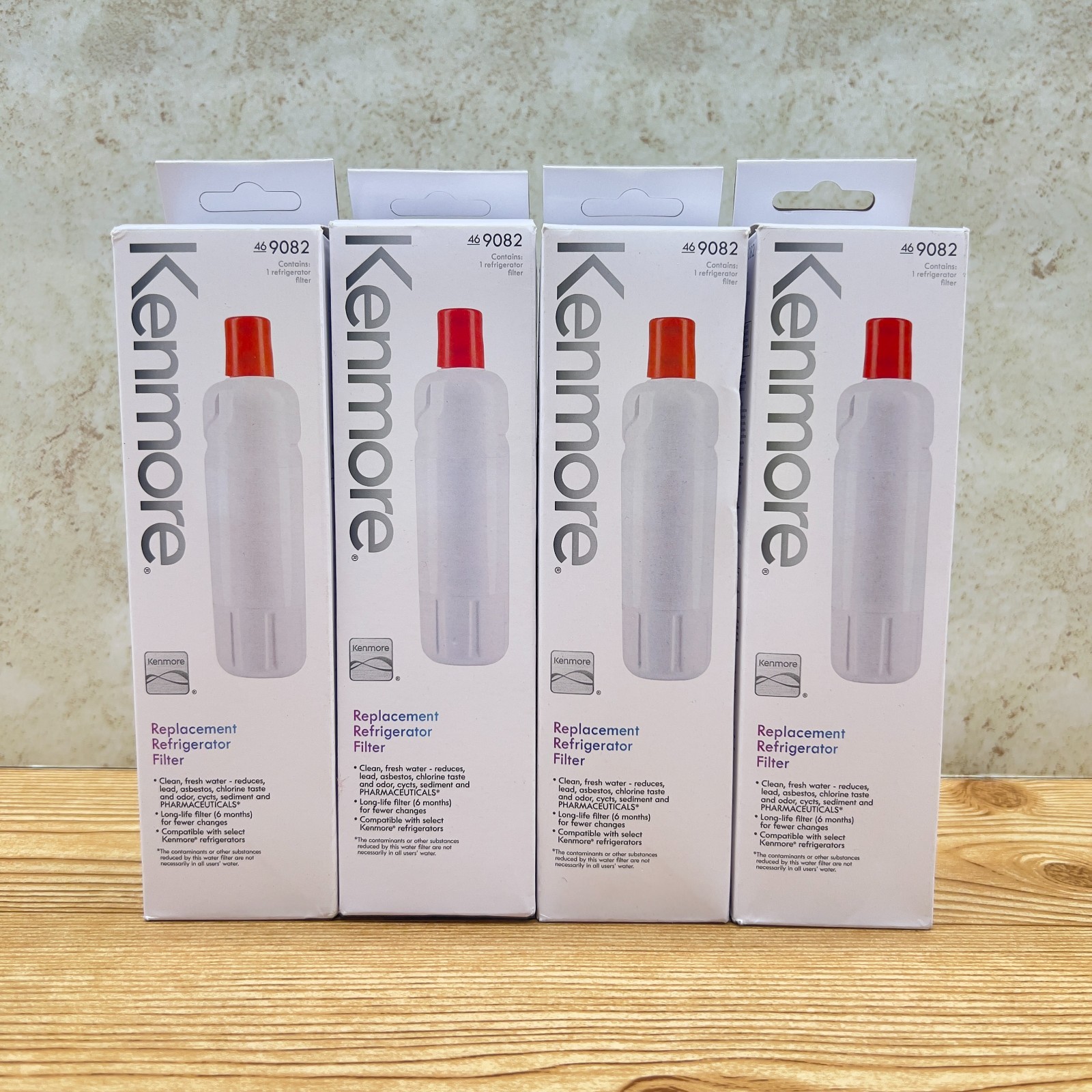 4 pk Kenmore 9082 Replacement Refrigerator Water Filter OEM Genuine SEALED