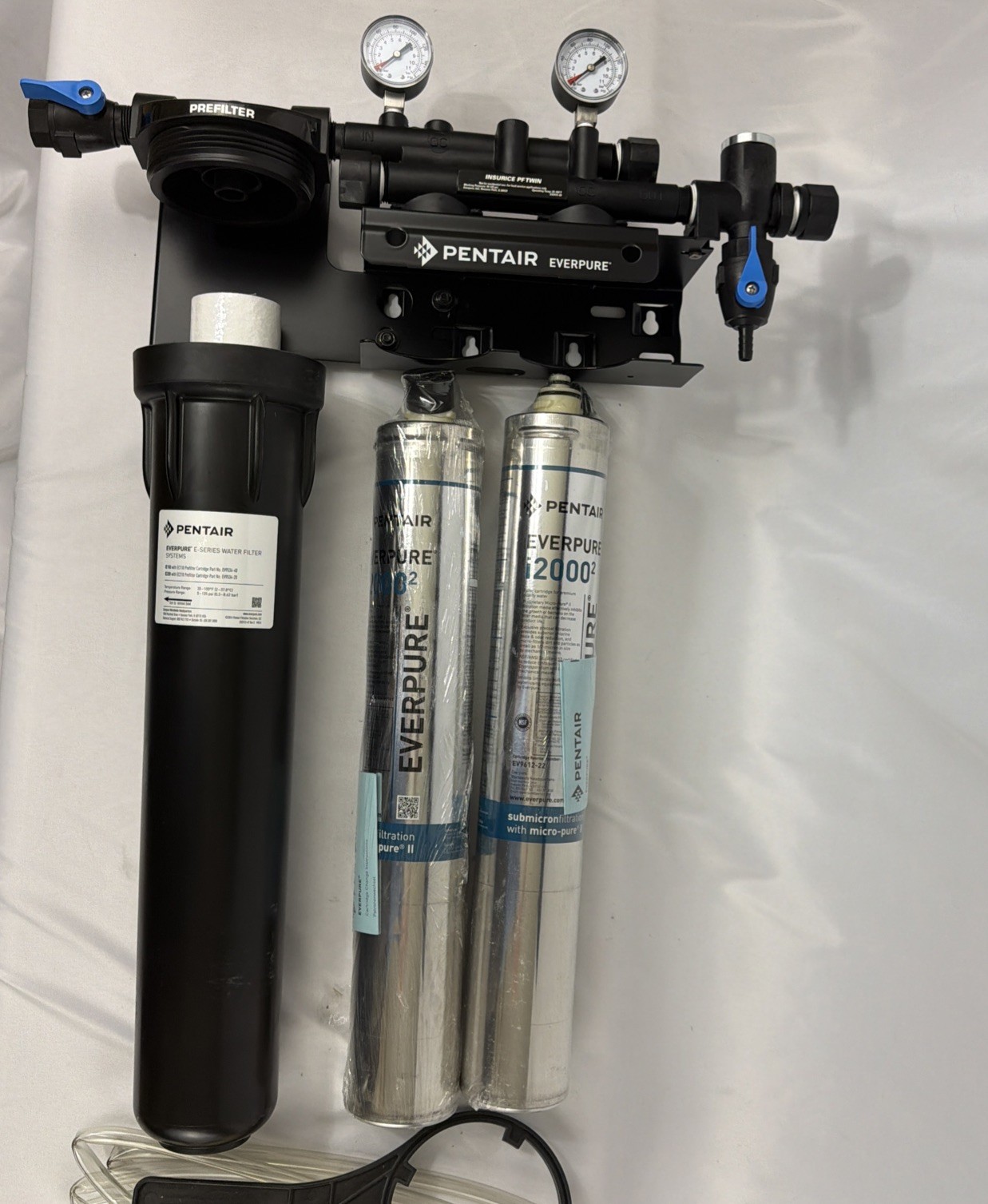 Pentair Everpure Insurice Twin PF-i2000² Commercial Ice Water Filter System NEW