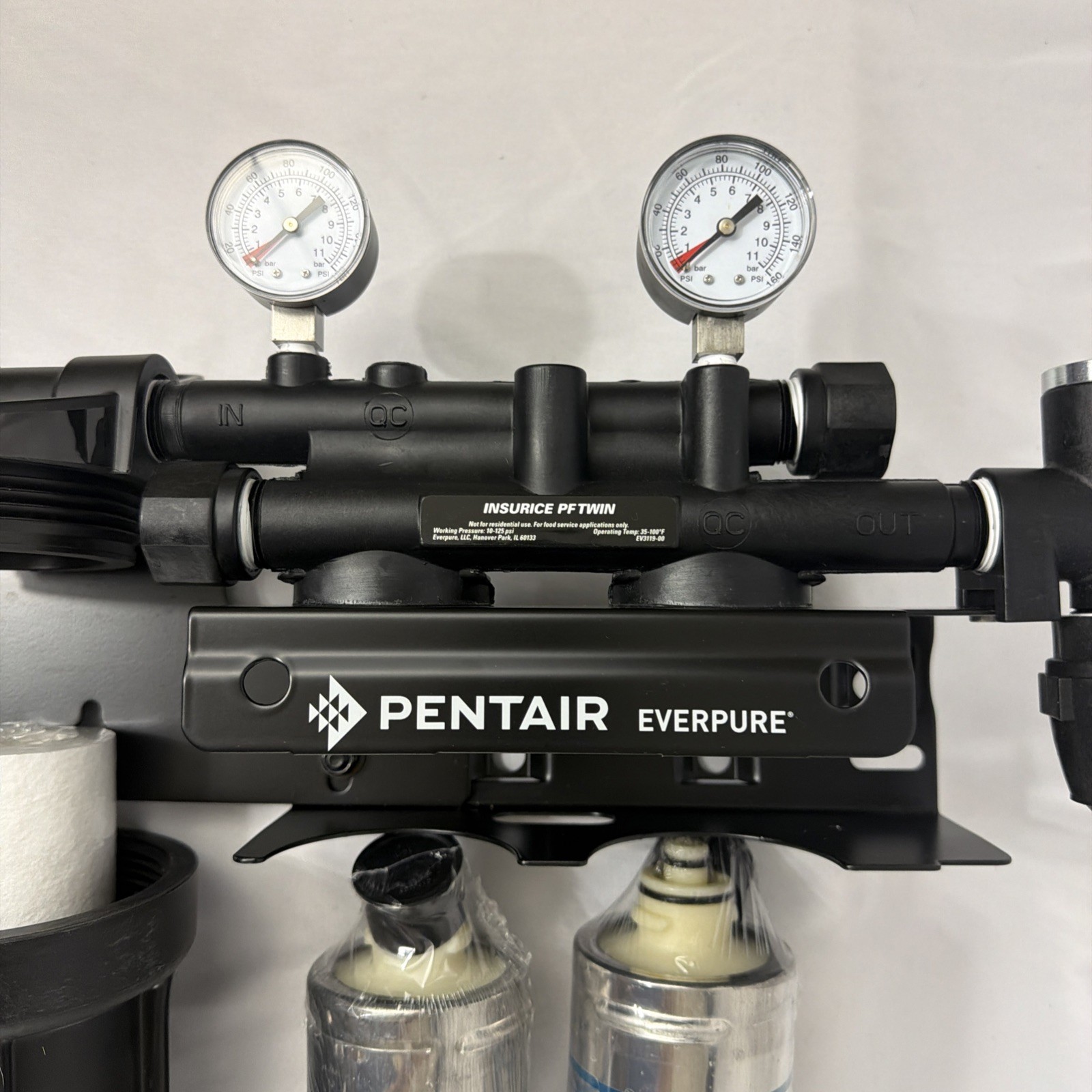 Pentair Everpure Insurice Twin PF-i2000² Commercial Ice Water Filter System NEW