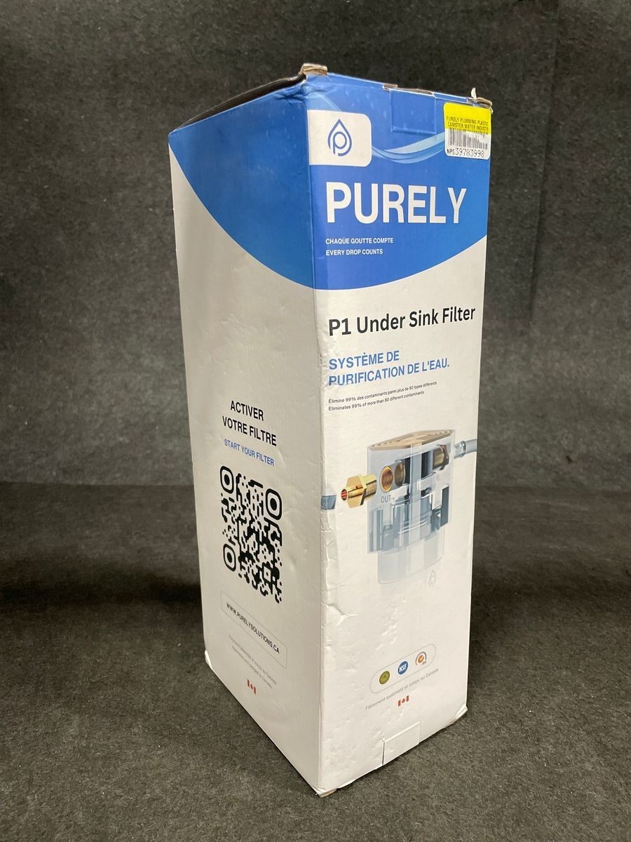 PURELY P1 Under Sink Water Filter 4 Stage Filtration for Pure Water