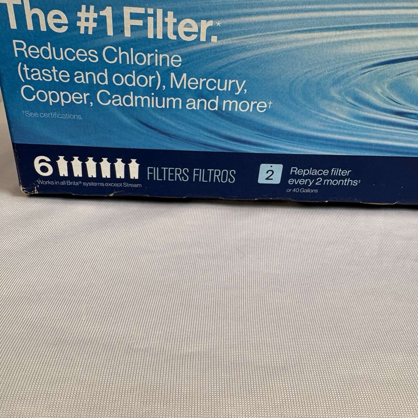 Brita Standard Replacement Filter Value Pack 6 Filters Brand New In Box
