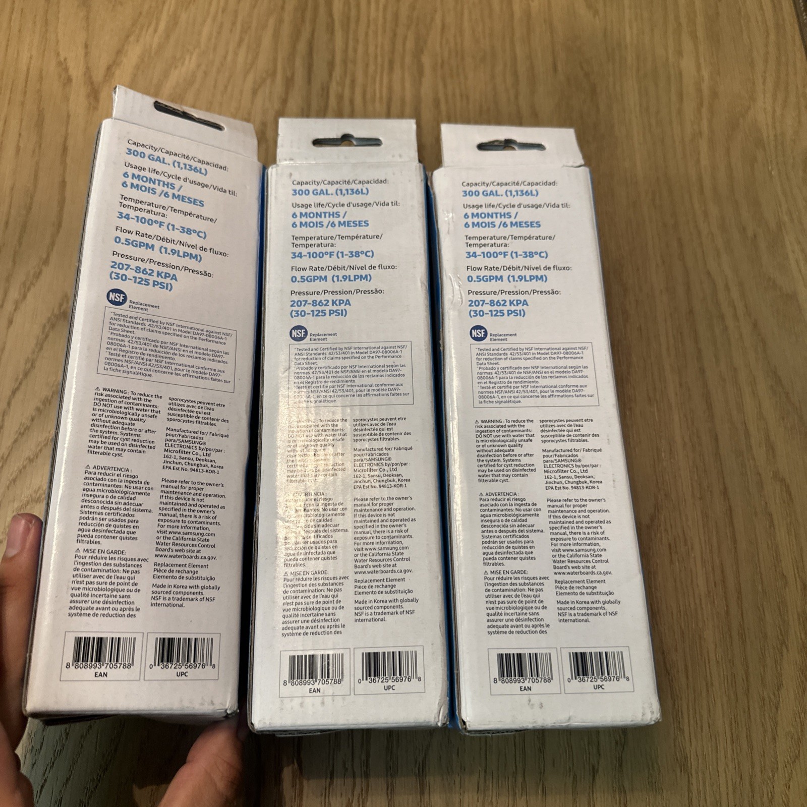 Samsung Refrigerator Water Filter HAF-CIN/EXP DA29-00020B – 3 PACK