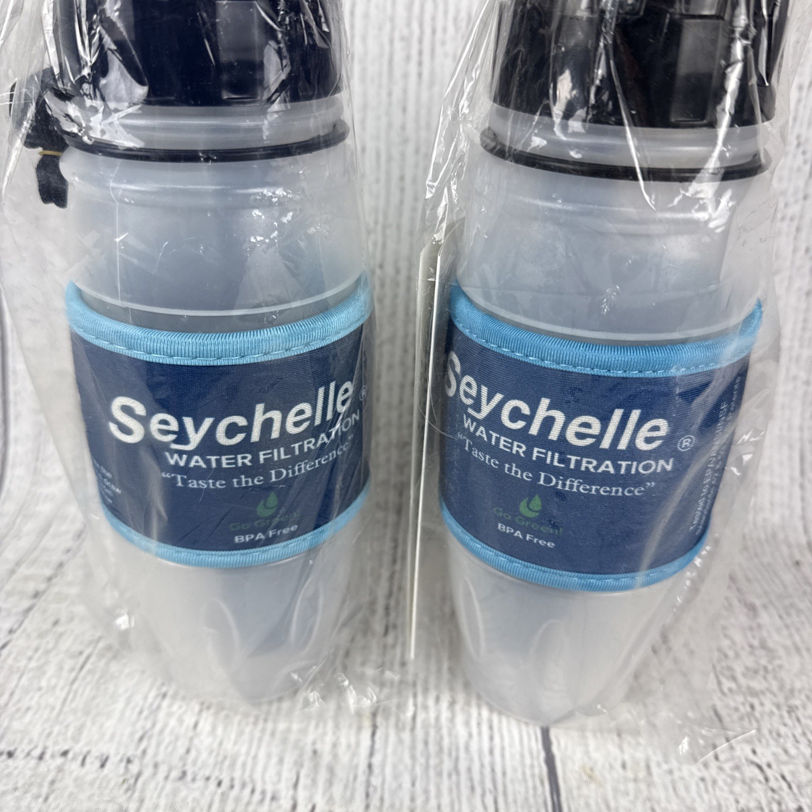 2 Seychelle Extreme 28oz Radiological Ionic Micron Flip Top Water Filter Bottle