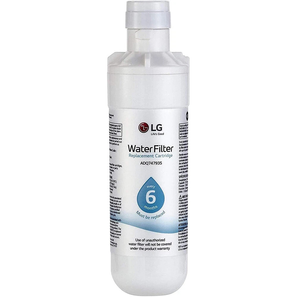 LG ADQ747935 LT1000P Refrigerator Water Filter Genuine OEM Replacement Cartridge