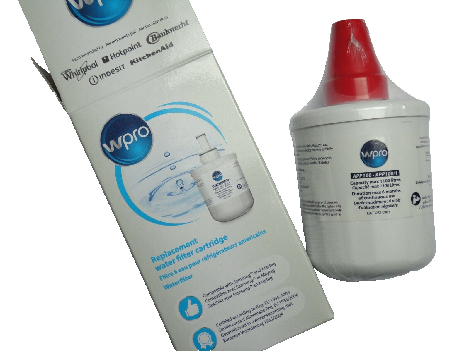 x1 WPRO APP100/1 484000000513 water filter – various Samsung models fridges K26