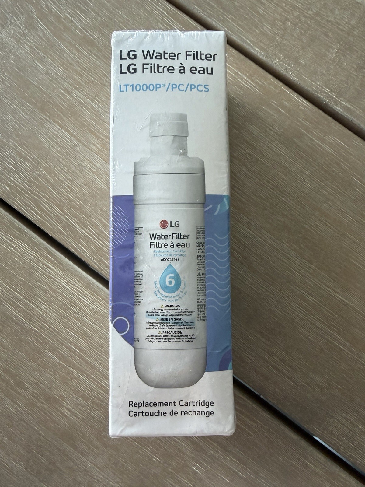 LG LT1000P/PC/PCS 6 Month/200 Gallon Replacement Refrigerate Water Filter