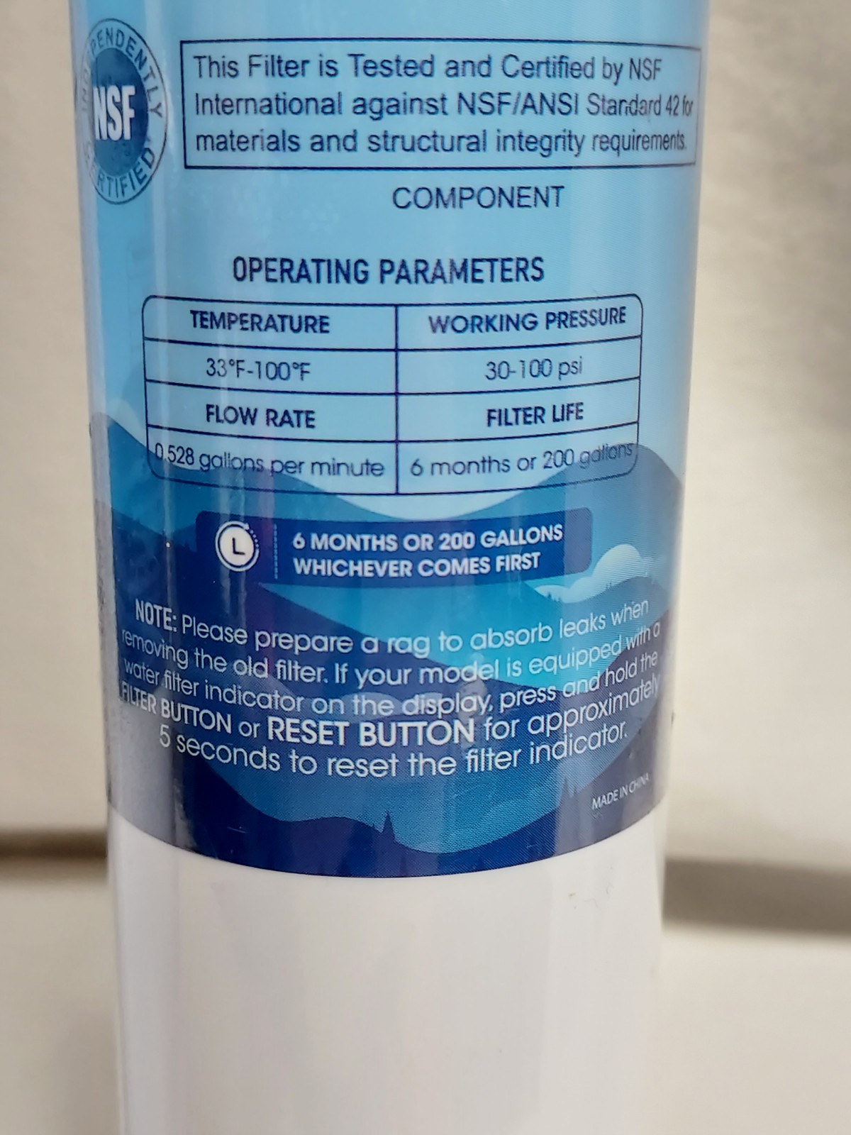 3pk Marriotto MR022 Water Filter Replacement EPTWFU01 EPTWFU01C EWF02