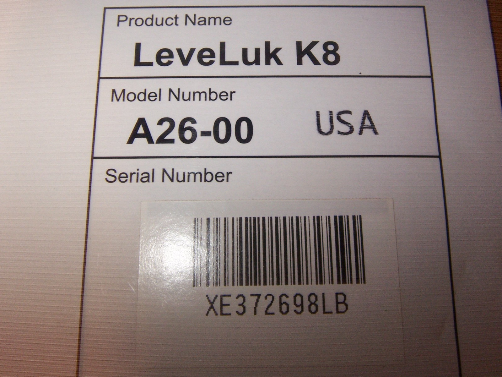 NEW Enagic LeveLuk K8 Kangen Alkaline Water Filtration Ionizer Machine A26-00